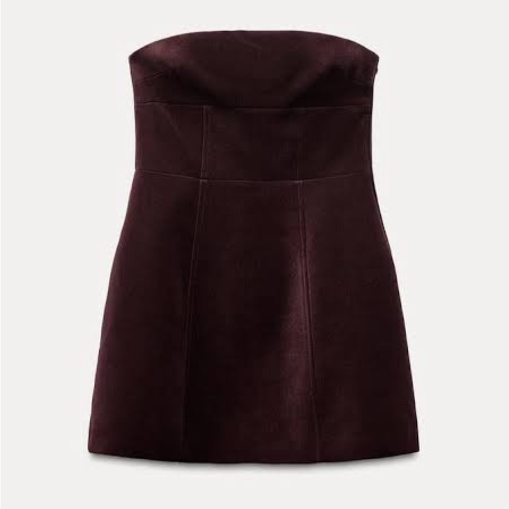 Zara - Velvet Bow Dress (never worn)